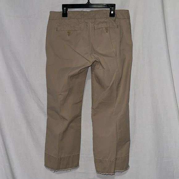 khaki GAP cropped pants size 4 - Picture 2 of 3